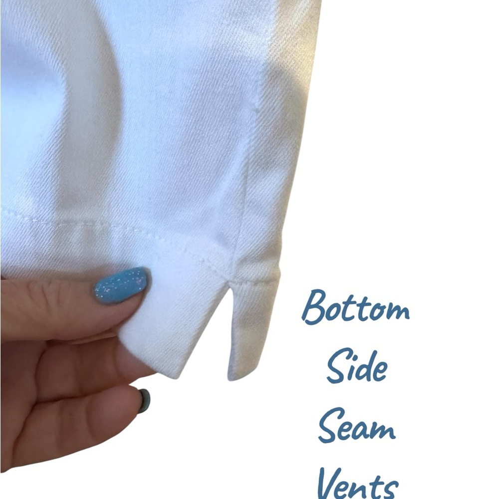 NWT RET: $95    Chico's White Jeans SKINNY/CROP SUMMER    SIZE: 8      Bin#7 - Picture 8 of 14
